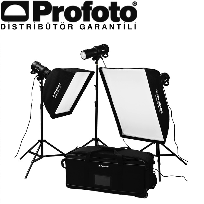 Profoto D1 Studio Kit 1000/1000/1000 Air Paraflaş Seti