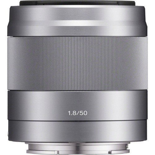 Sony SEL 50mm f/1.8 OSS Lens (Silver)