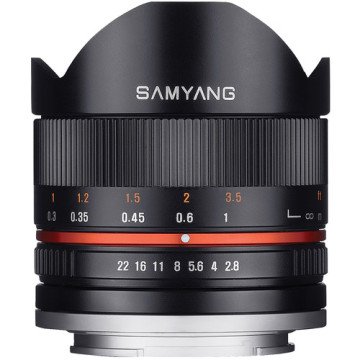 Samyang 8mm f/2.8 Fisheye II Lens (Sony E)