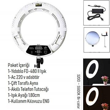 Yidoblo FD-480II 18 İnç Led Halka Işık Kiti (Ring Light)