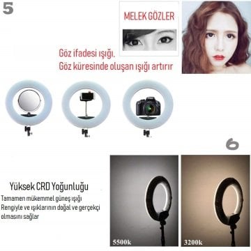 Yidoblo FD-480II 18 İnç Led Halka Işık Kiti (Ring Light)