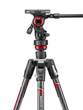 Manfrotto Befree Live Carbon Fiber Video Tripod (MVKBFRTC-LIVE)