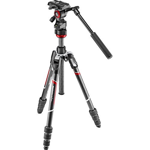 Manfrotto Befree Live Carbon Fiber Video Tripod (MVKBFRTC-LIVE)