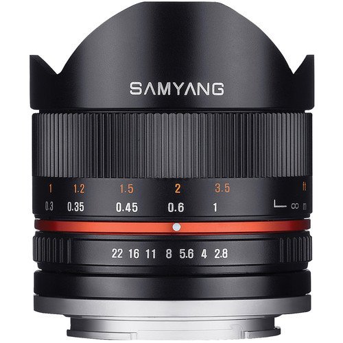 Samyang 8mm f/2.8 Fisheye II Lens (Fujifilm X)