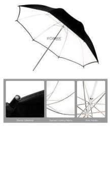 Fomex UMW 101 cm Beyaz Şemsiye