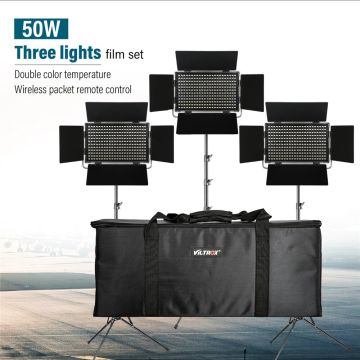 Viltrox VL-S50T Bi-Color LED Light Panel 50W ( 3'lü Kit )