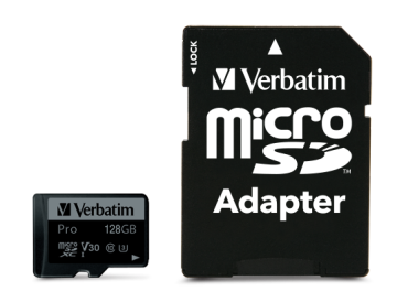 Verbatim 128GB Pro U3 Micro SDXC Hafıza Kartı