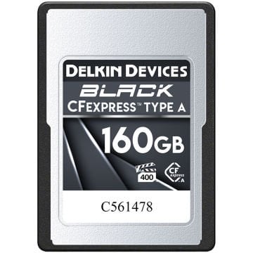 Delkin Devices 160GB BLACK CFexpress Type A Hafıza Kartı (DCFXABLK160)