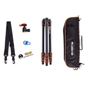 3 Legged Thing Punks Travis 2.0 Monopod Özellikli Tripod ve Airhed Neo 2 (Black)