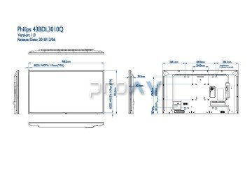 Philips 43BDL3010Q LED Monitör