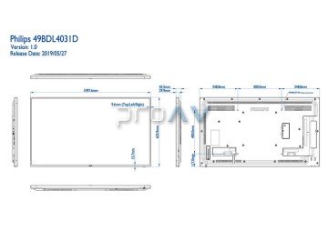 Philips 49BDL4031D LED Monitör