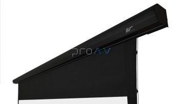 Elite Screens Saker Tab Tension 16:9 Siyah Elektrikli Projeksiyon Perdesi 266x149 TopDrop 25 cm