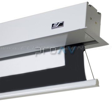 Elite Screens Evanesce Tab Tension B Series 16:9 Tavan Gömme Projeksiyon Perdesi 222x125 TopDrop 30 cm