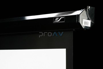 Elite Screens Spektrum Siyah Elektrikli Projeksiyon Perdesi Ekonomi 186x105 TopDrop 20 cm