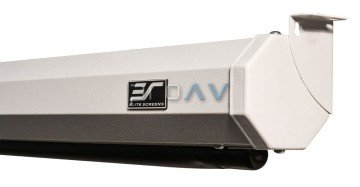 Elite Screens Spektrum Beyaz Elektrikli Projeksiyon Perdesi Ekonomi 3 Formatları 244x137 TopDrop 20 cm