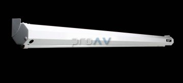 Elite Screens Spektrum Beyaz Elektrikli Projeksiyon Perdesi Ekonomi 3 Formatları 244x137 TopDrop 20 cm