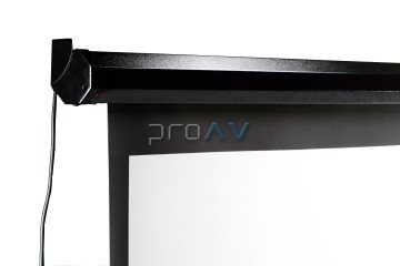 Elite Screens VMAX Siyah Elektrikli Projeksiyon Perdesi 332x187 TopDrop 10 cm