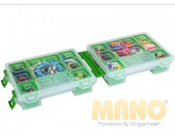 MANO 7'' Twin Organizer Kutu Yeşil