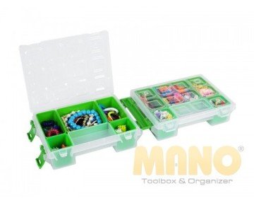 MANO 7'' Twin Organizer Kutu Yeşil