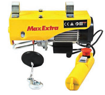 MAX EXTRA MX11102 - 250 / 500 Kg Elektrikli Vinç Yük Kaldırma Bakır Sargı