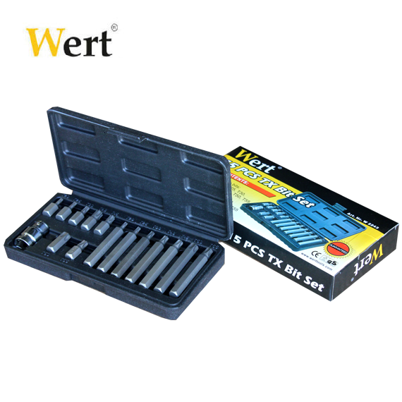 WERT W 2243 Torx Bits Uç Seti (15 Parça)