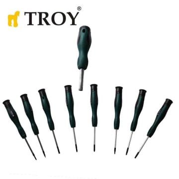 TROY 22350 Tornavida ve Bits Uç Seti Takımı 50 Parça