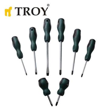 TROY 22350 Tornavida ve Bits Uç Seti Takımı 50 Parça