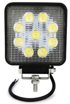 EMR90 - Kare Sis Çalışma Lambası 27 Watt - 9 Ledli (Traktör-İş Makinası - Off Road)