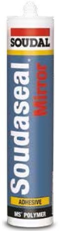 SOUDAL SOUDASEAL MİRROR POLİMER MASTİK 290 ml GRİ (12 Adet)