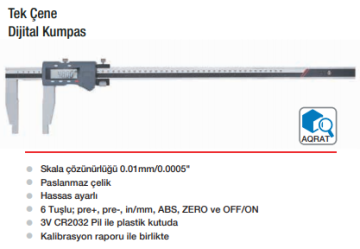 WERKA Tek Çene Dijital Kumpas