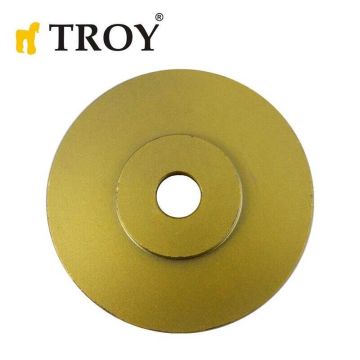 TROY 25073 Yarık Küre Avuç Taşlamalar için Ahşap Törpü Diski 100mm