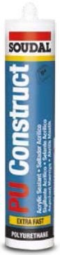 SOUDAL PU CONSTRUCT FAST POLİÜRETAN MASTİK BEJ 310 ml (15 Adet)