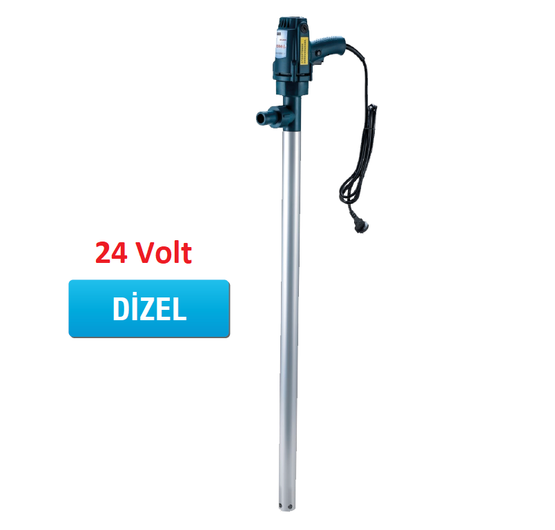 Mitacan Mitapomp 24 Volt Varil Tipi Mazot Aktarma Sıvı Transfer Pompası (MTTP600C24)