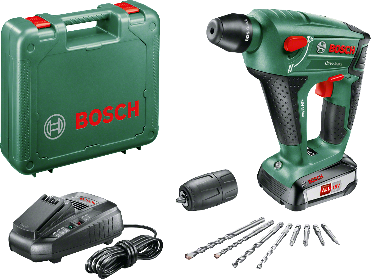 Bosch UNEO MAXX 18 V 2,5 AH Kırıc Delici (Tek Akü)