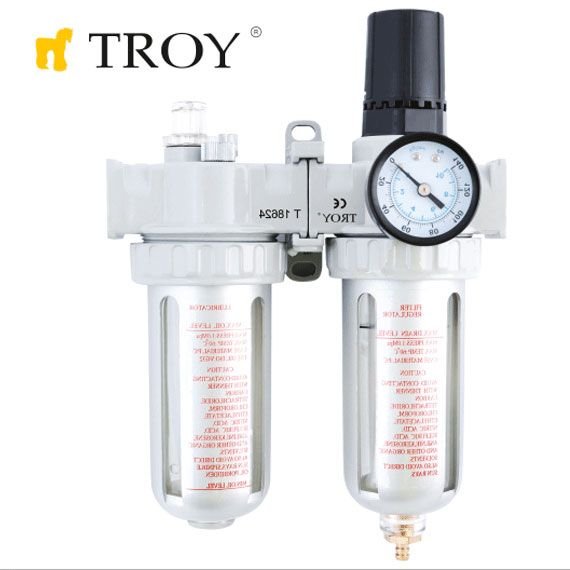 TROY T 18622 Şartlandırıcı (Filtre + Regülatör + Yağlayıcı) 1/2(N)PT
