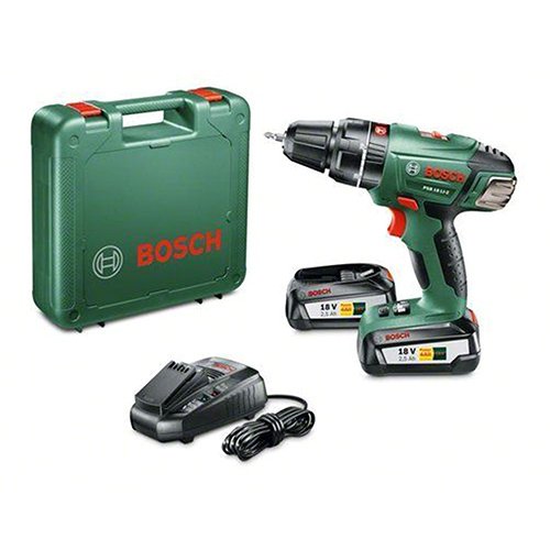 BOSCH PSB 18 LI-2 Akülü Darbeli Vidalama 18 Volt / Çift Akü