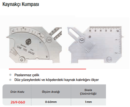 WERKA Kaynakçı Kumpası 0-60mm