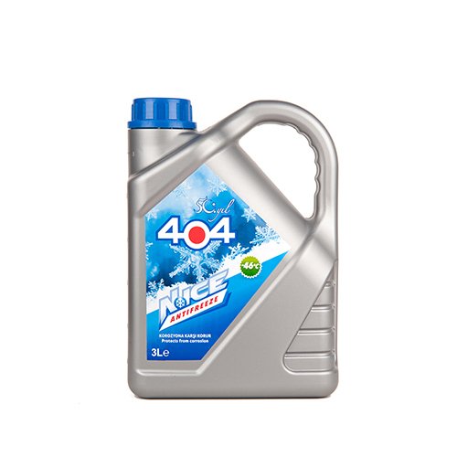 404 Mavi Antifiriz  -36 Derece Dayanklı 3 Litre