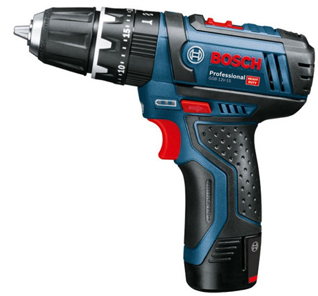 BOSCH GSB 12 V-15 Akülü Darbeli Vidalama 12 Volt 2.0 Amper  Çantalı