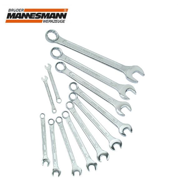 MANNESMAN MAN 130-12 DIN Kombine Anahtar Takımı 12 Parça 6 - 22 mm