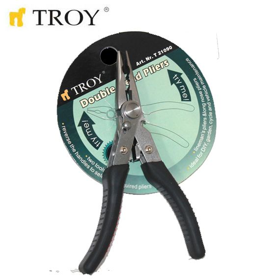 TROY T 21090 Çift Başlıklı Pense + Kargaburun