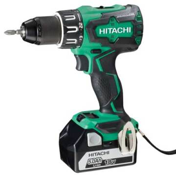 HITACHI Akülü Darbeli Matkap Vidalama 18 Volt / 5.0 Ah