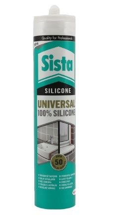 SİSTA Üniversal Şeffaf Silikon 280 ML - (20 ADET)