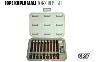 Rico 19 Parça Kaplamalı Torx Bits Set (005-KK0002)