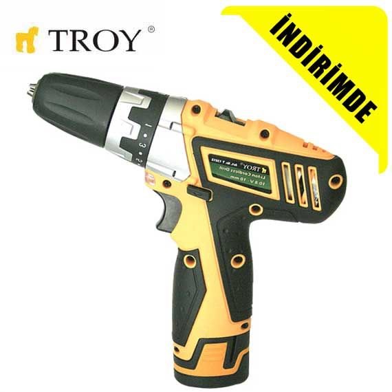 TROY T 13012 Akülü Vidalama Li- Ion 10.8 Volt