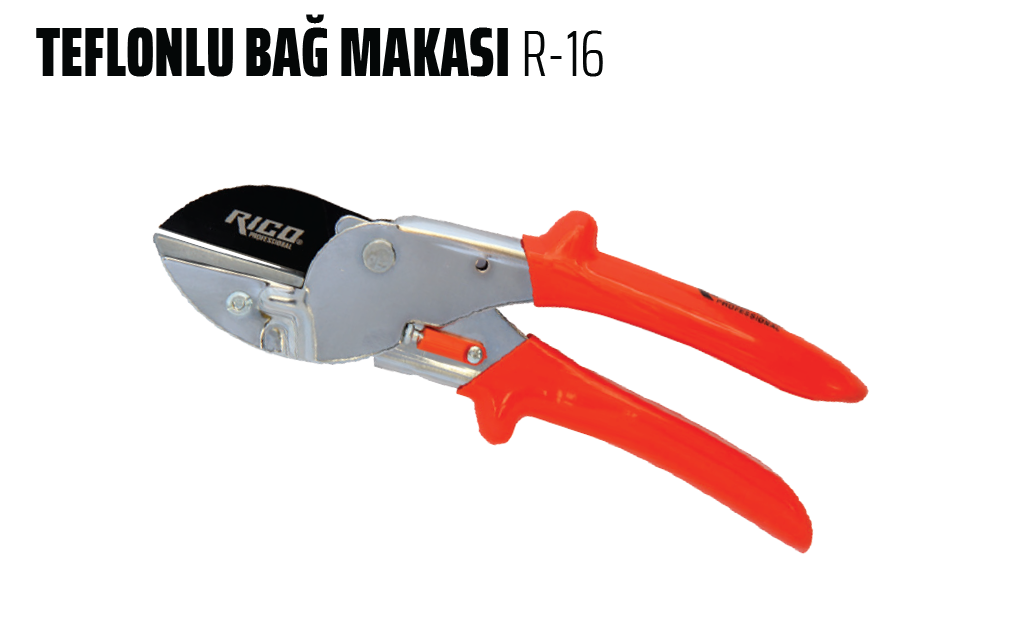 RİCO R-16 TEFLONLU BAĞ MAKASI ( ELMA VE KİVİ )