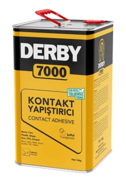 DERBY 7000 Şeffaf Kontakt Yapıştırıcı 15 KG