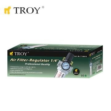 TROY T 18614 Şartlandırıcı (Filtre + Regülatör) 1/4(N)PT