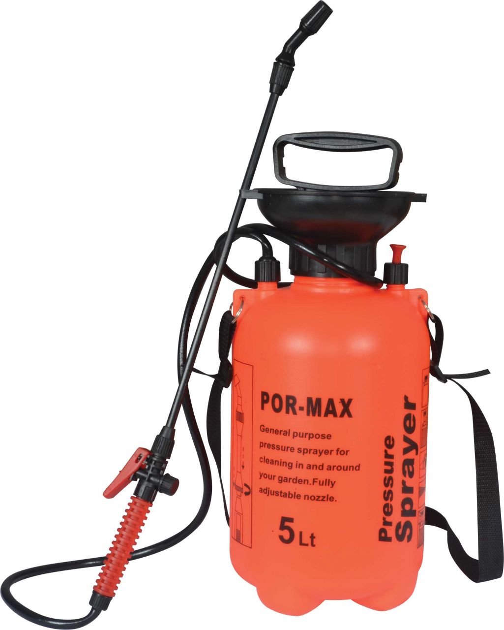POR-MAX Sırt Tipi Manuel İlaçlama Pompası 5 Litre