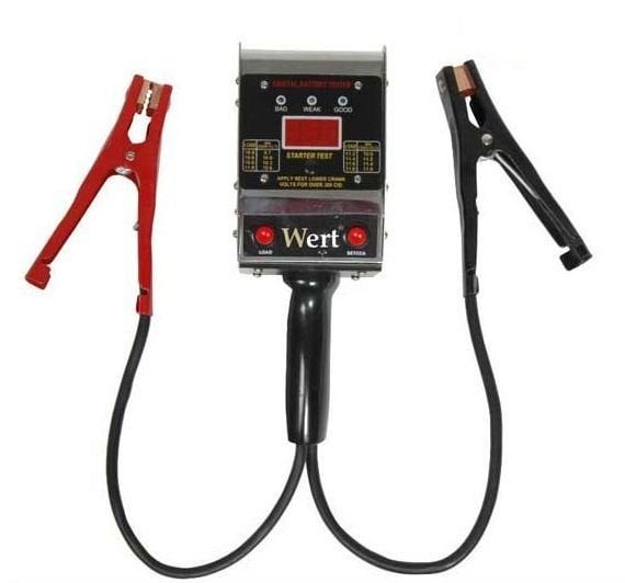 WERT W 2658 Akü Test Cihazı Dijital Göstergeli 6-12 Volt